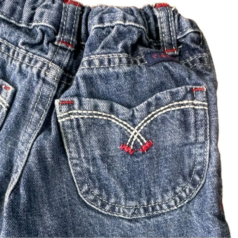 Riders Girls Toddler Kids Embroidered Detail Denim Blue Jeans. 3. 3T.